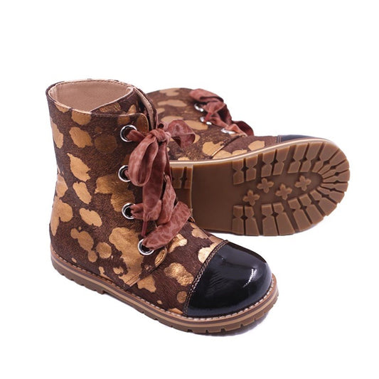 Ashlyn Combat Boot | Burnt Sienna